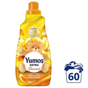 نرم کننده لباس یوموش Yumoş Extra با رایحه گل هانی ملی حجم 1440 میلی لیتر