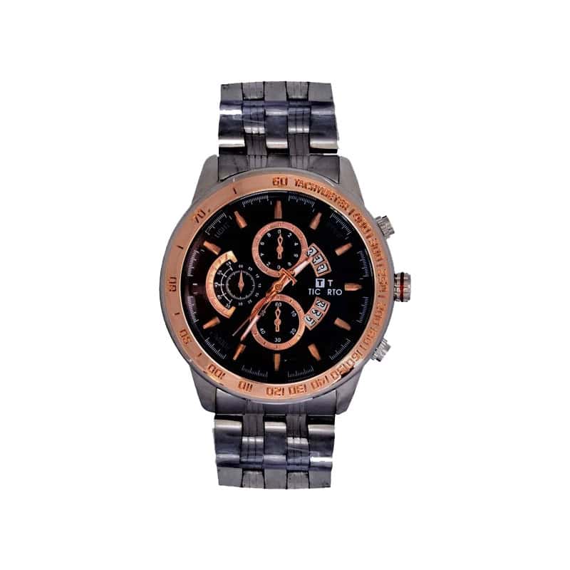 ساعت مچی عقربه‌ای مردانه کوارتز تیکارتو مدل کلاسیک کد T001