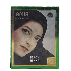 رنگ موی مشکی امیر (حنا امیر)