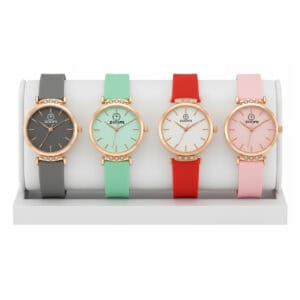 ساعت مچی زوم با بند سیلیکونی طرح رینکل