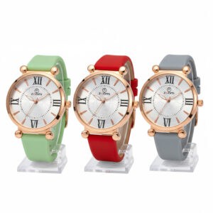 ساعت مچی زوم با بند سیلیکونی طرح جئومتریک