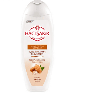شامپو حاج شاکر با عصاره بادام مناسب مو های آسیب دیده